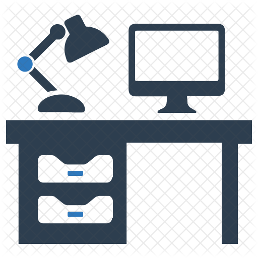 Computer Desk Icon - Computer Desk (512x512)