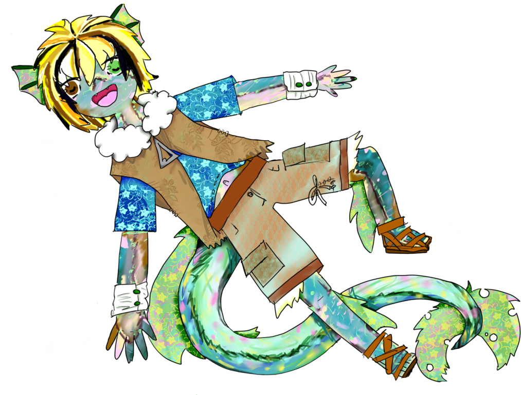 [tibumeru Oc] Catfish - Cartoon (1024x768)