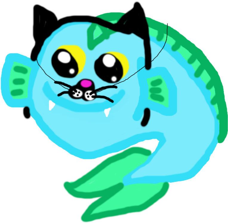 Catfish By Gaf3 - Cartoon (894x894)