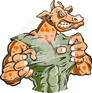 Mean Cartoon Giraffe (359x361)