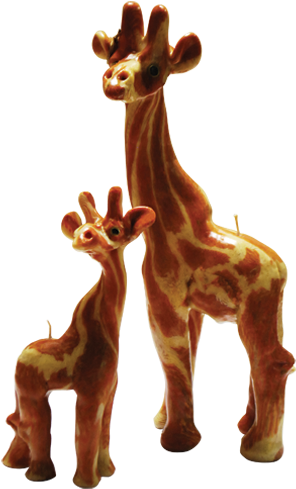 Giraffe Candle - Animal Figure (500x500)