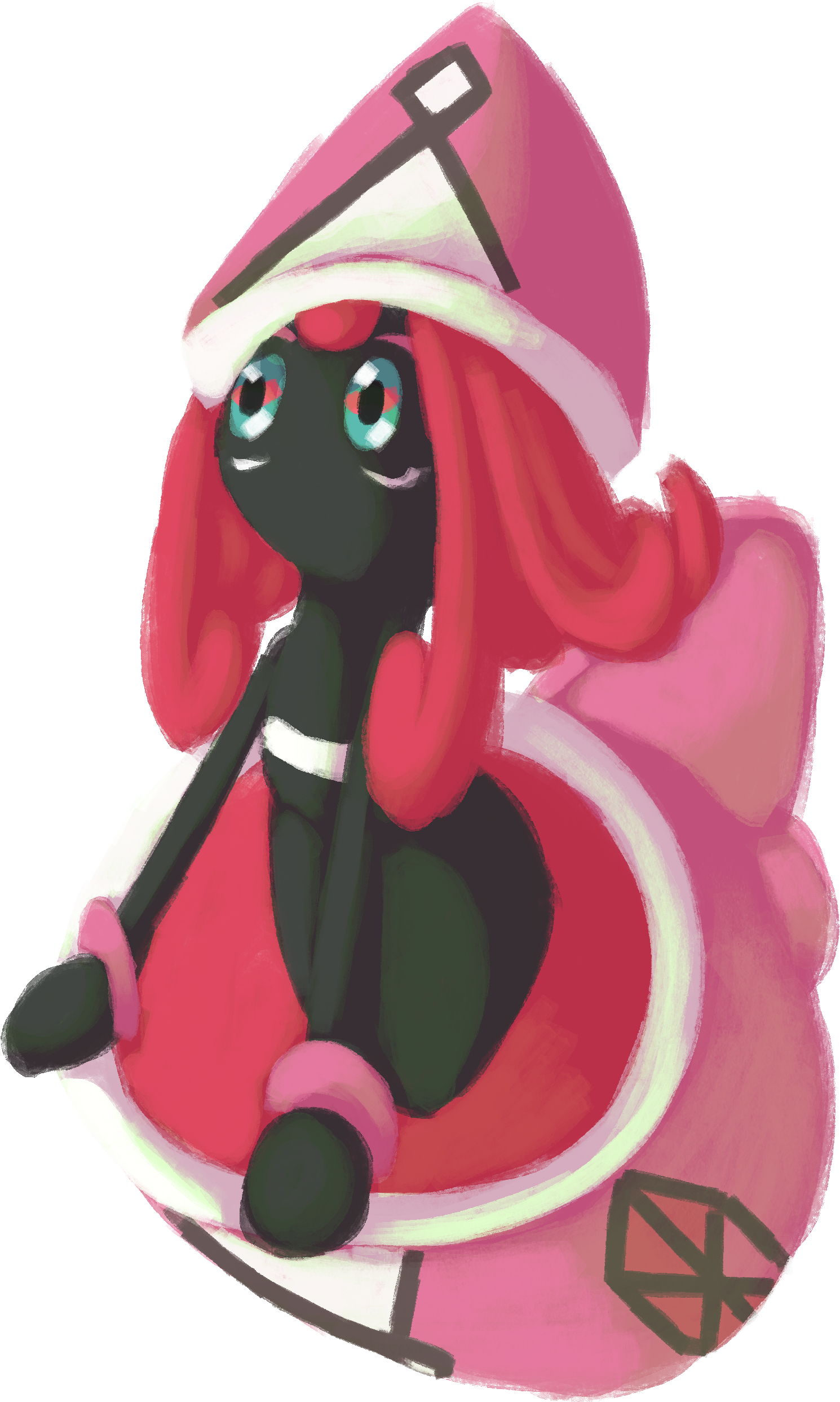 Tapu Lele - Cartoon (1555x2521)