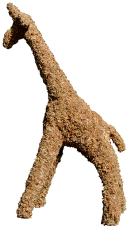 Large Giraffe Topiary Stuffed - Giraffe (498x398)