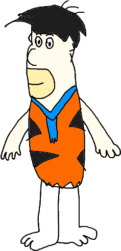 Fred Flintstone By Kallytoonsstudios - Art (262x516)