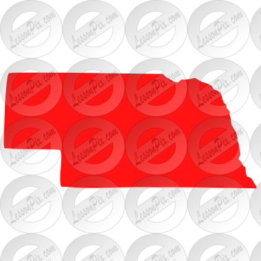 Nebraska Stencil - Illustration (380x380)