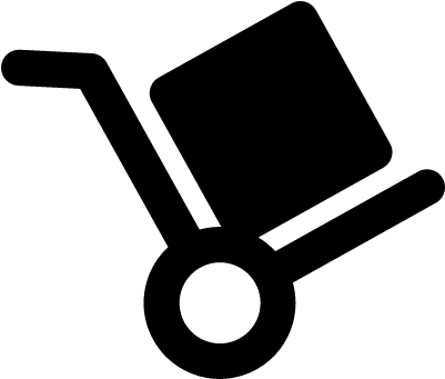 Box Trolley Vector - Icon (400x400)