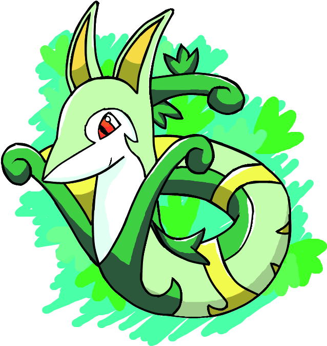 Serperior By Ink-leviathan - Cartoon (671x757)
