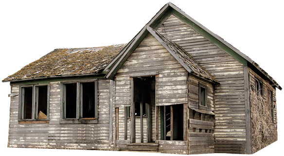 Abandoned House Png (608x340)