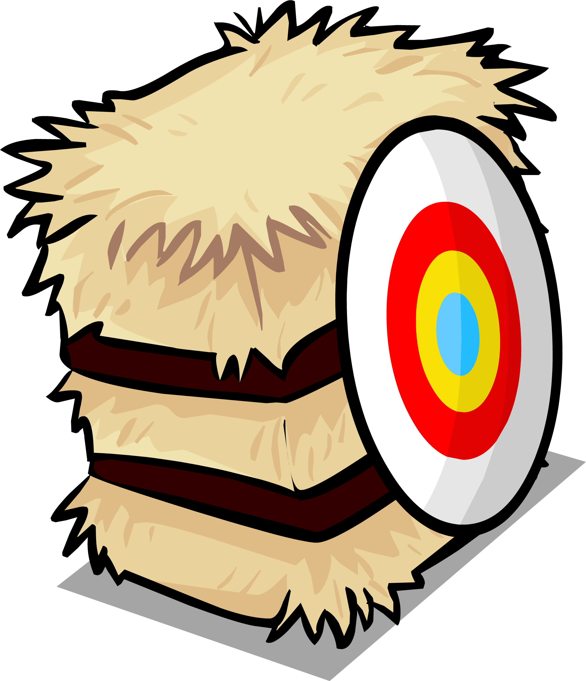 Hay Bale Sprite 002 - Hay (2050x2385)