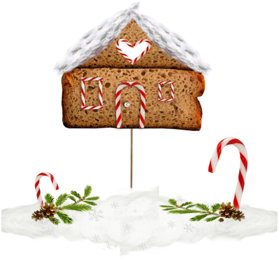Noel - Gingerbread House (600x582)