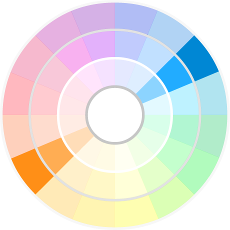 Complimentary Orange & Blue - Circle (460x460)