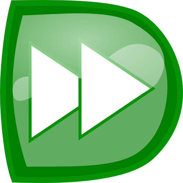 Orange Play Button - Icon (600x600)