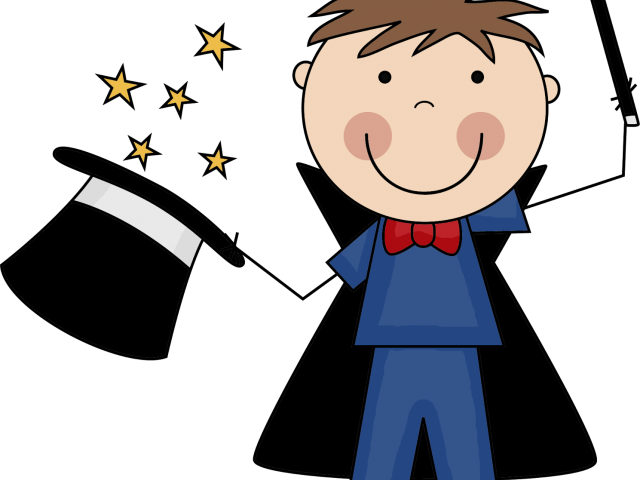 Magic Clipart Boy - Magic Tricks Clip Art (640x480)