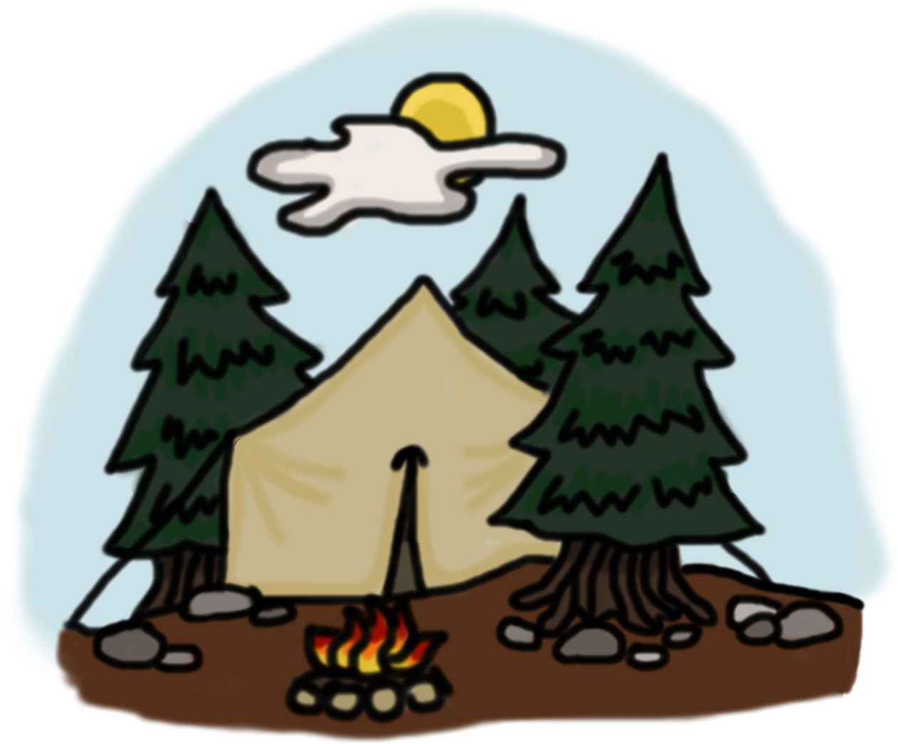 Camping 626 Kb - Illustration (1600x1200)