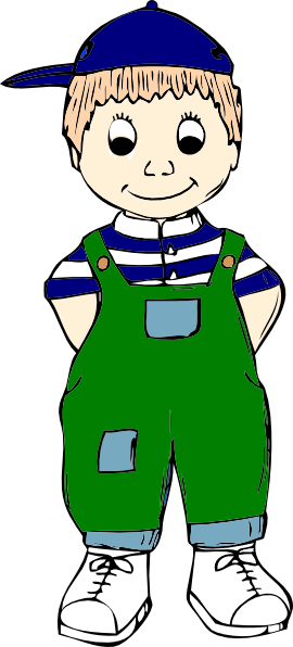 Clipart Garçon (270x596)