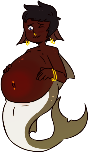 Seahorse By Blooberrybuffet - Drawing (372x512)