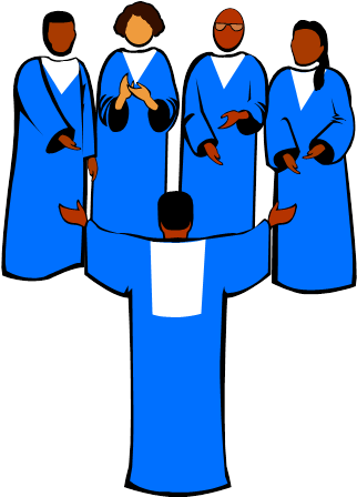 Choir - Free Clipart Choir Singing (332x451)