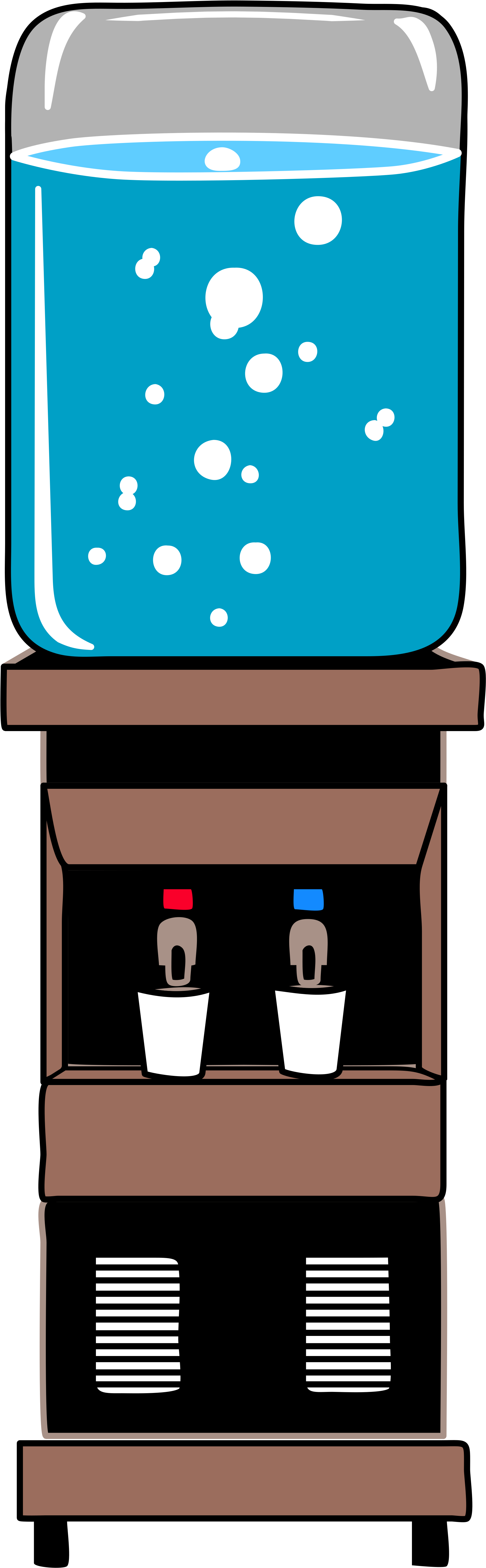 Open - Water Cooler Clipart (2000x6250)