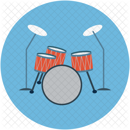 Drums Icon - Drum (512x512)