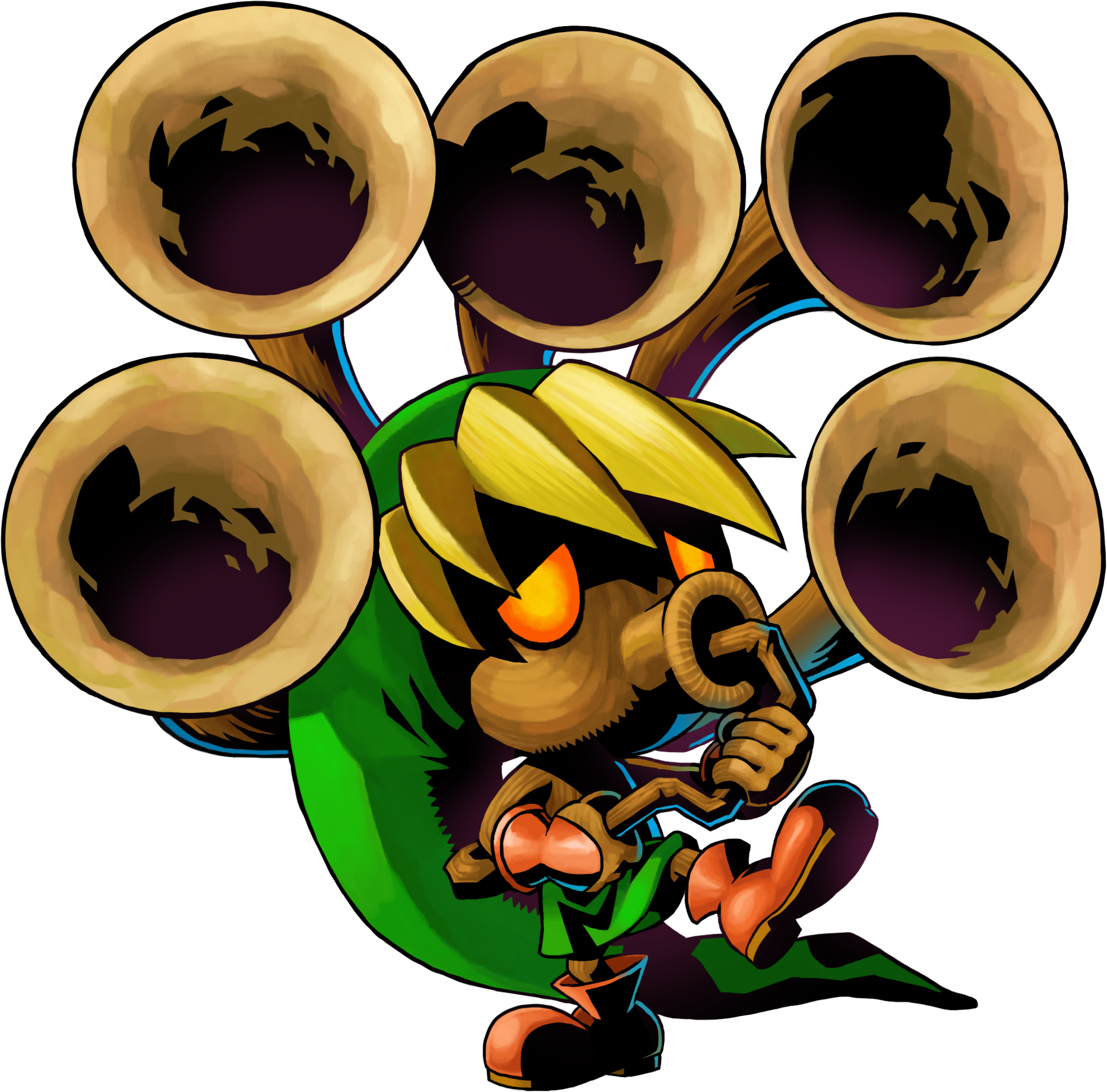 Majora's Mask Deku Link (1864x1838)