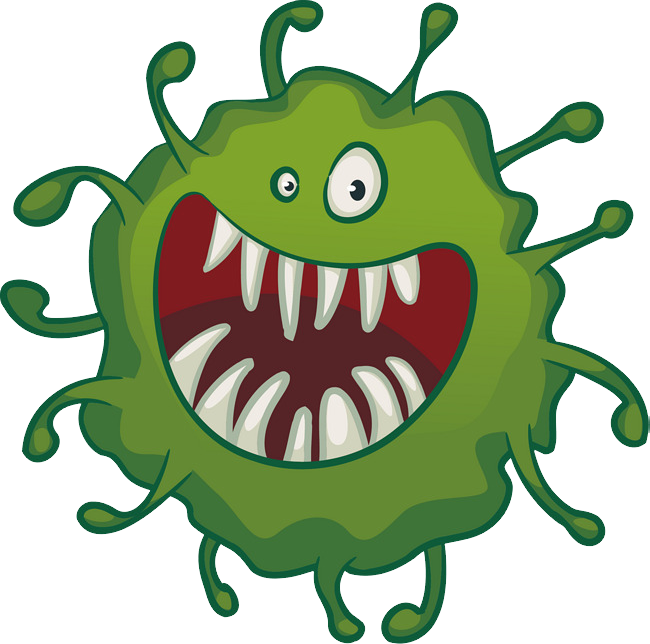 Portable Network Graphics - Virus Png (650x644)