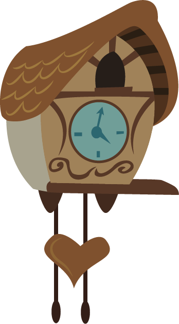 Mlp Clock By Evilbob0 - My Little Pony Clock Vector (348x630)