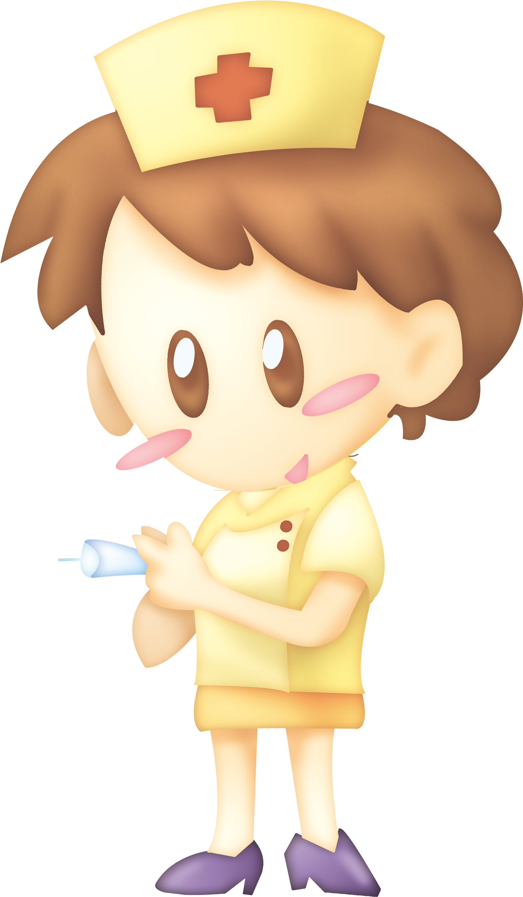 Nurse Cartoon Illustration - 男 護士 卡通 (2097x3400)