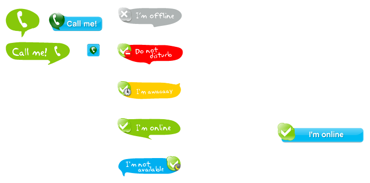 Custom Skype Overlays - Custom Skype Status (742x367)