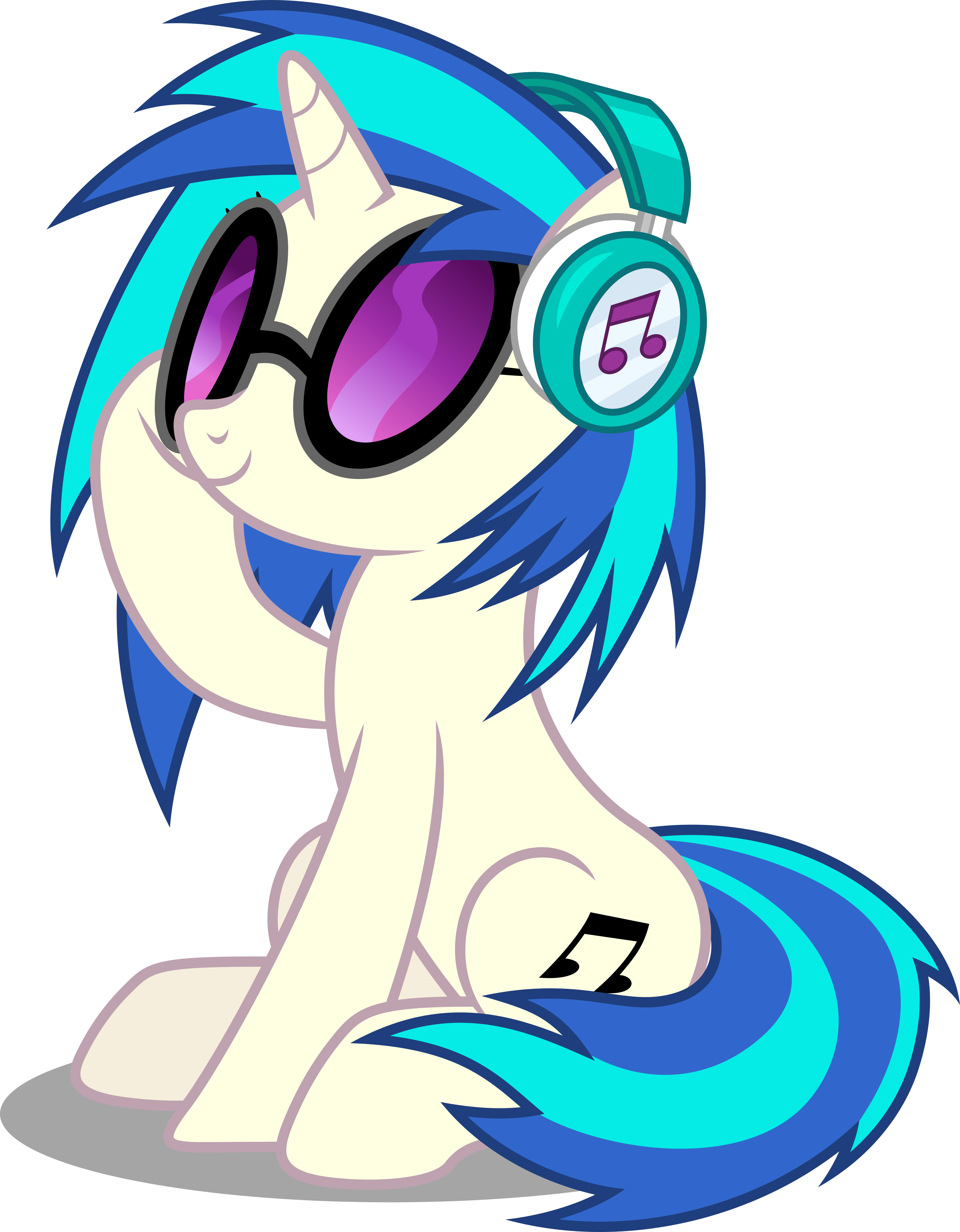 Mlp Vinyl Scratch (3895x5000)