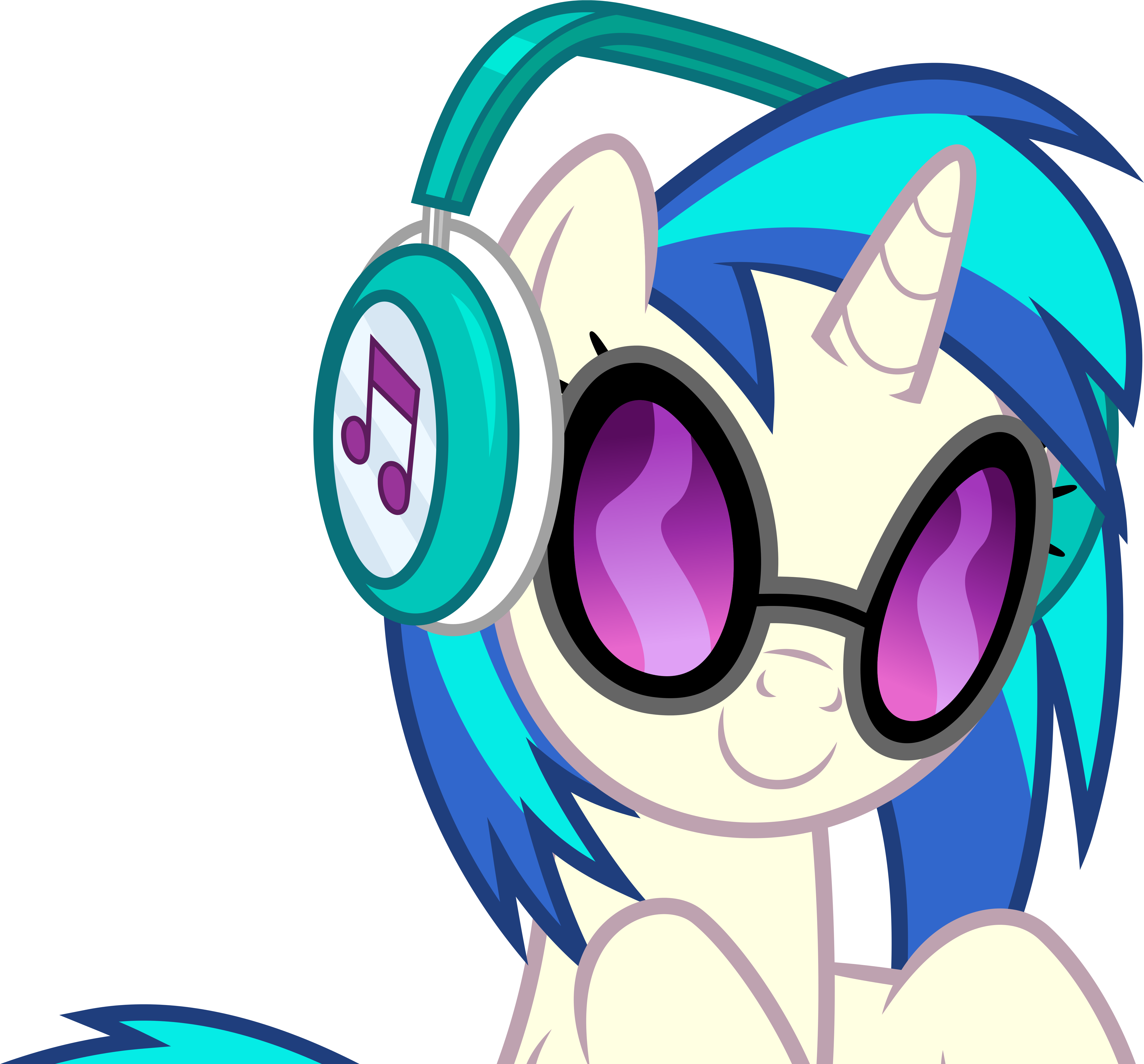 Dashiesparkle 167 5 Vector - Vinyl Scratch (5000x4510)