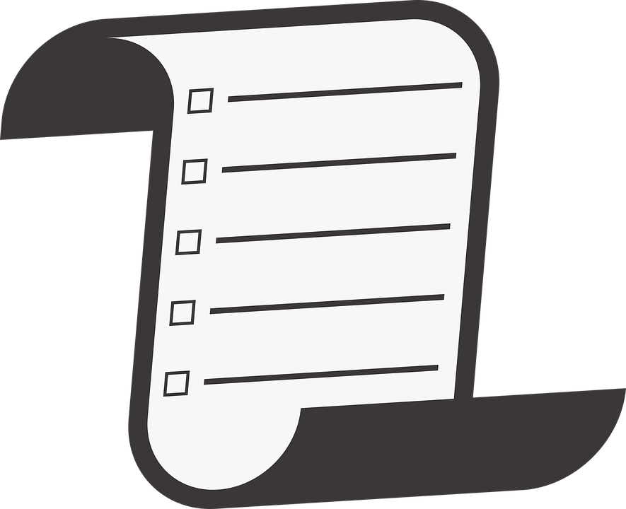 Ar Receipt Recognition - Lista Png (885x720)