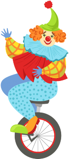 We Never Try To Push It - Clown (384x321)