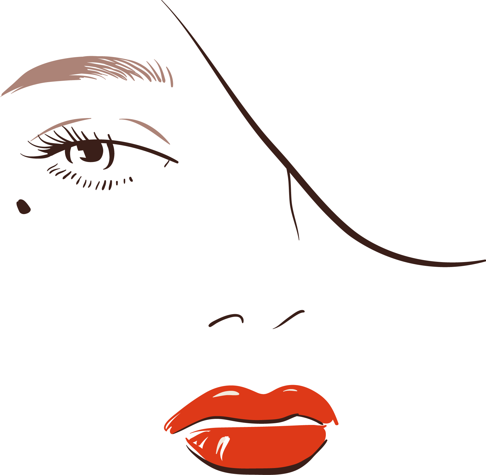 Lip Eye Red - Lip Eye Red (1681x1642)