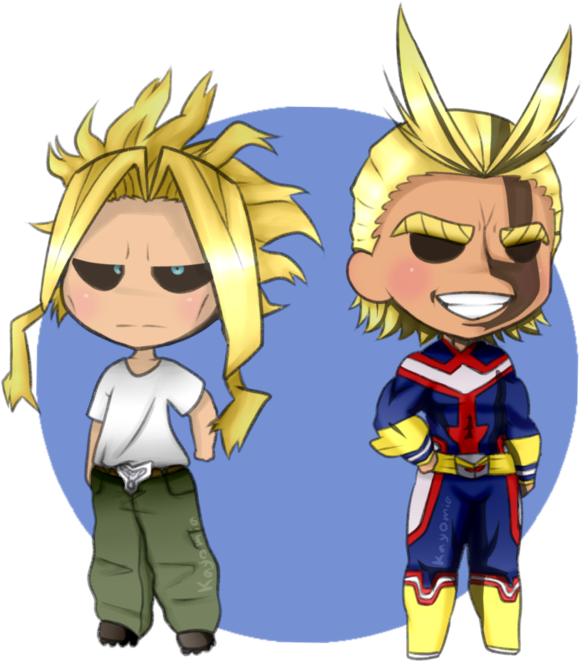 All Might - Cartoon (1024x1037)