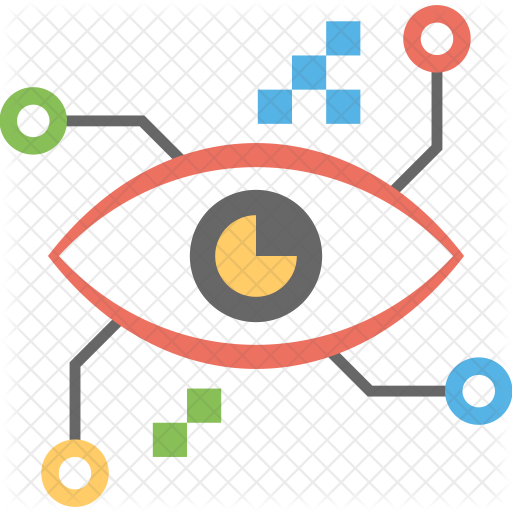 Mechanical Eye Icon - Cyberwarfare (512x512)