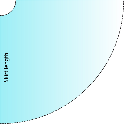 Circle Skirt Calculator - Calculator (500x560)