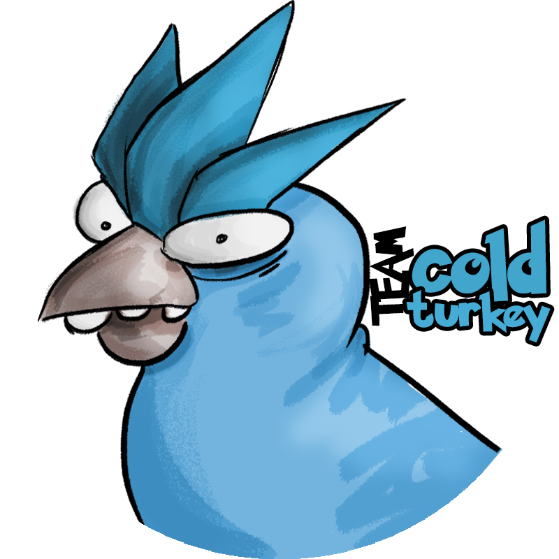 Derp Coldturkey - Cartoon (800x800)