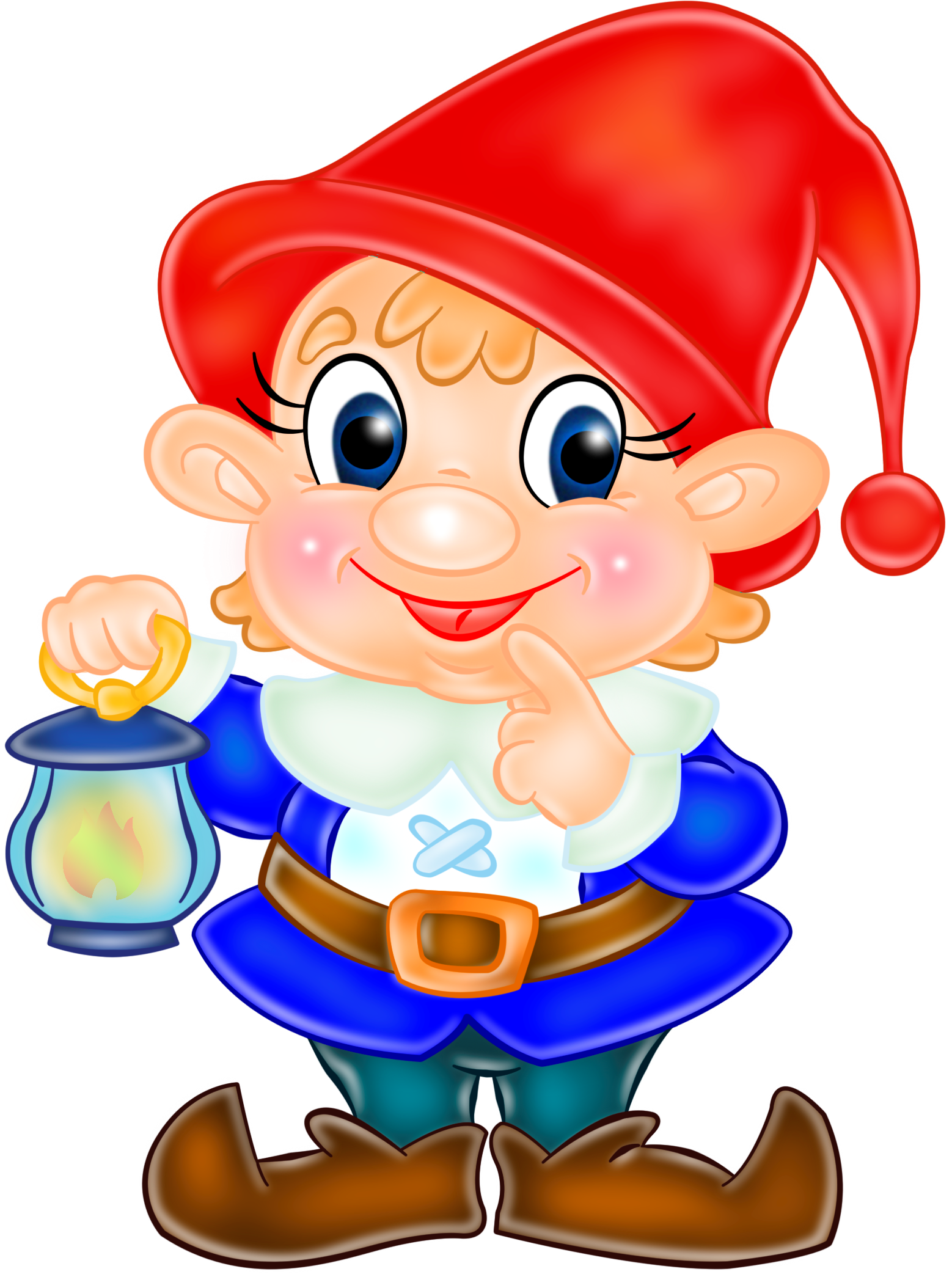 Dwarf - Krasnoludek Clipart (1558x2090)