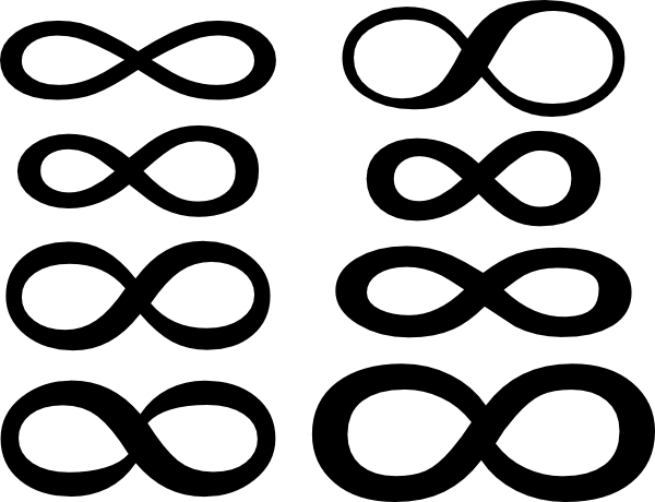 Infinity Symbol Vector Free (600x460)