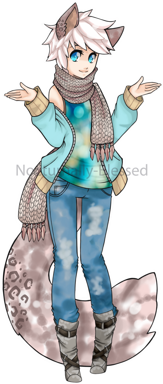 Leopard Uke - Closed - - By Nocturnally-blessed - - Uke Anime Boy Base (632x1264)