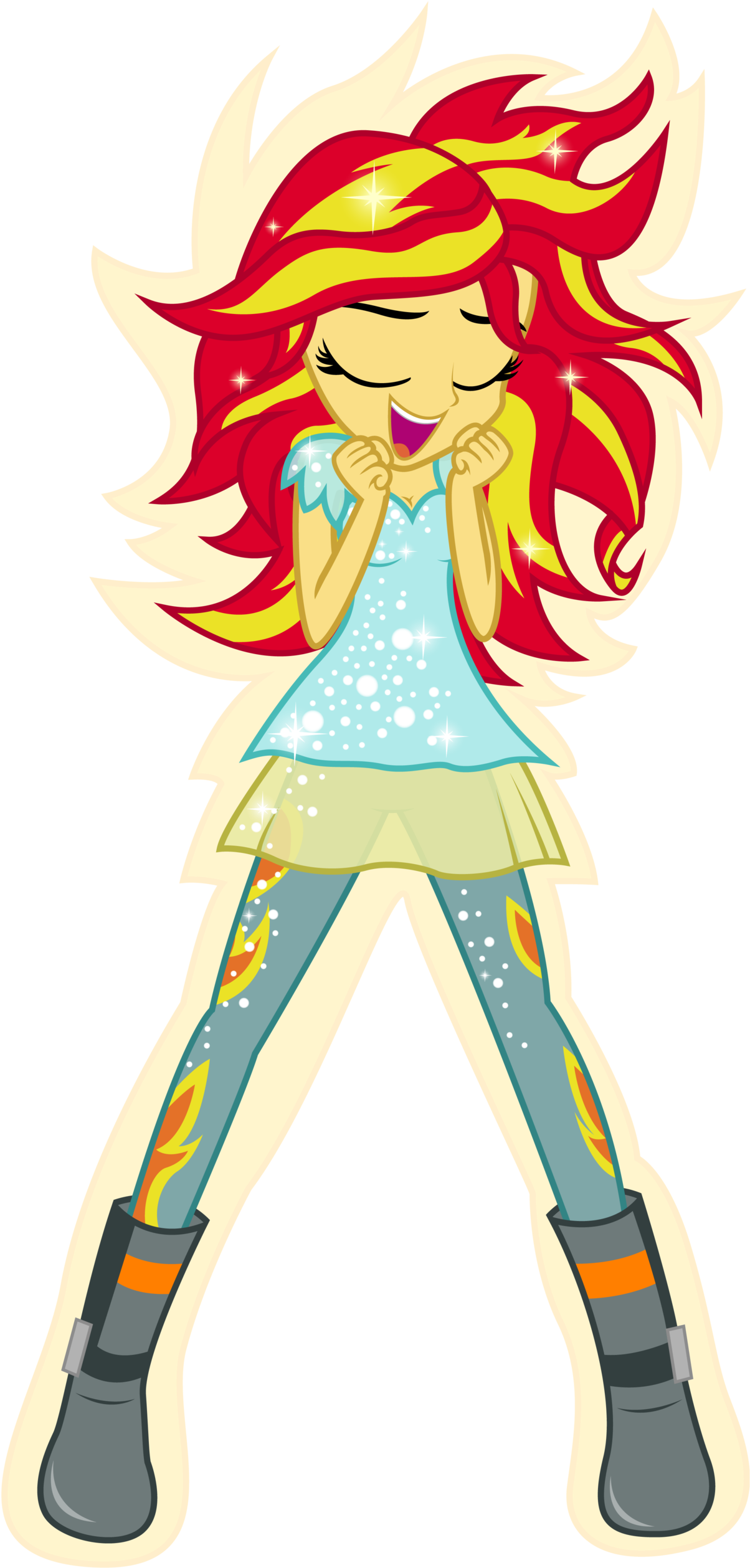 Mlp - Sunset Shimmer As A Human (1280x2560)