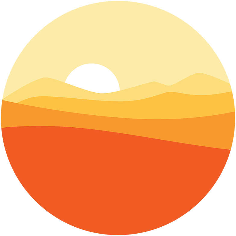 Desert Dunes - Illustration (784x784)