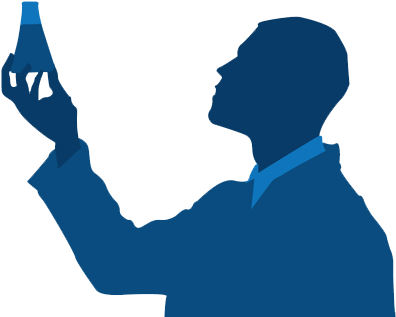 Scientist Silhouette Png (400x323)