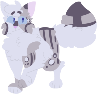 Snowfur - Cat (500x454)