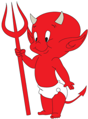 Hot Stuff The Little Devil - Devil Cartoon (300x401)