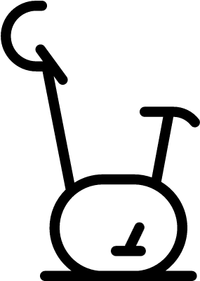 Exercise Bike Vector - Gym (400x400)