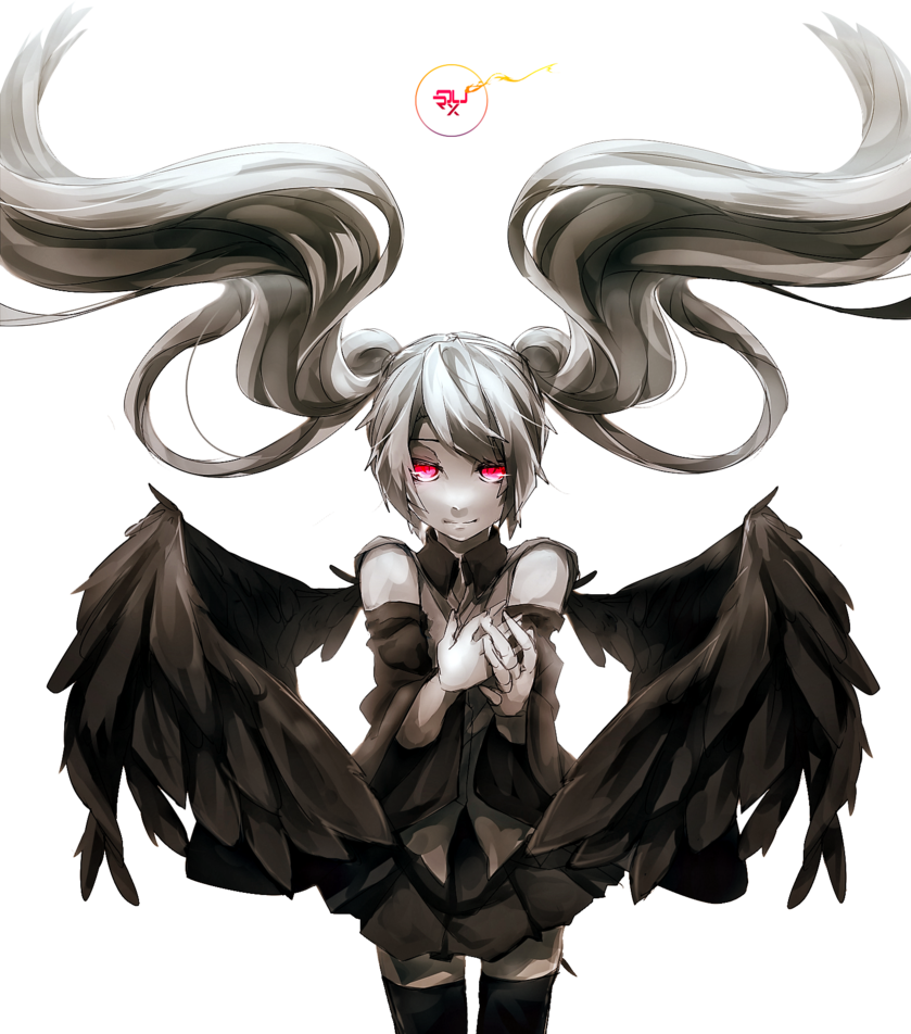Scary Anime Girl Render (839x952)