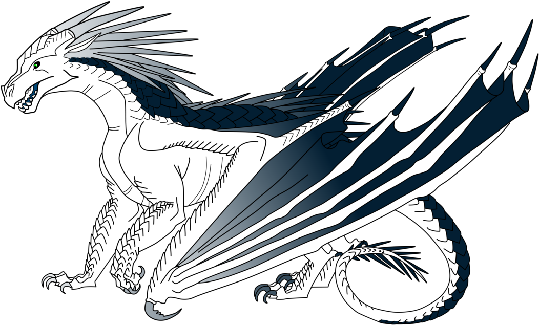 Icewing For Horrorless By Lunarnightmares981 - Ice Skywings (1057x756)
