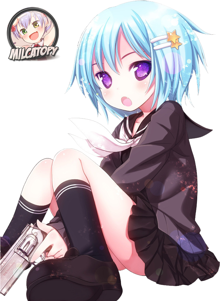 Chico Anime Pelo Naranja Render (764x1033)