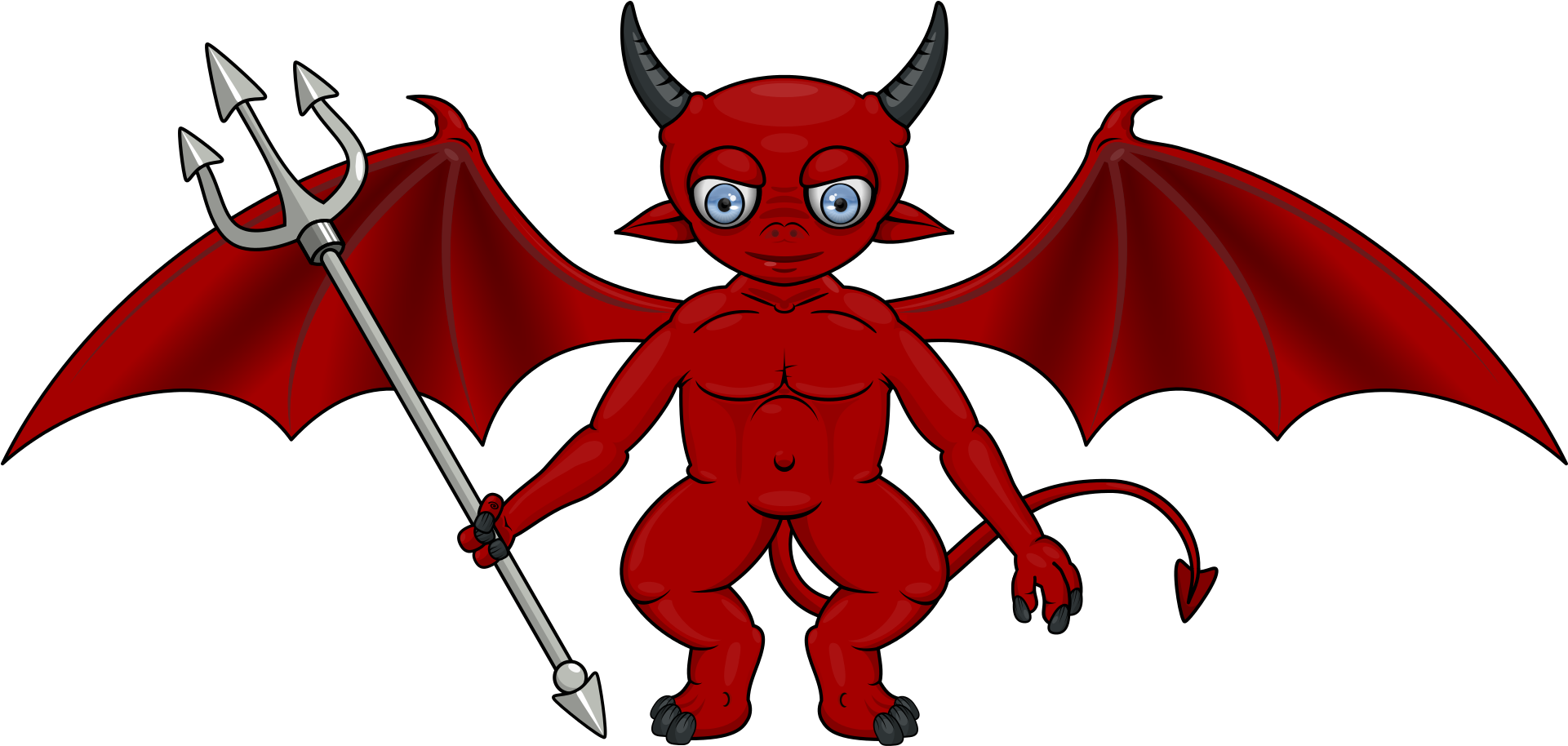 Devil Clipart - Cartoon Devil Clip Art (960x480)
